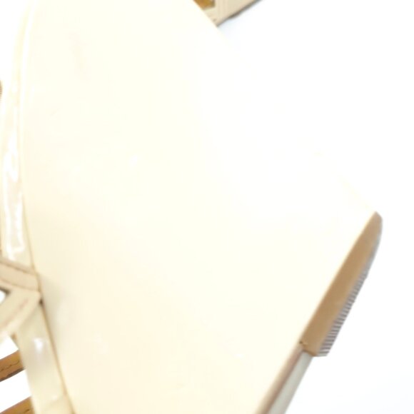 Kelsi Dagger Women's "Eris" Tan Open-Toe Slingback Wedge Sandals - Picture 13 of 14